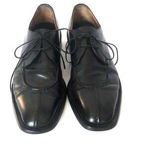 Cole Haan Men's Black leather Dress Shoe Made in Italy size 9.5